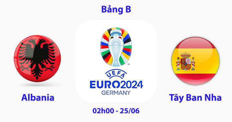 Albania vs Tây Ban Nha euro 2024 cmd368vne