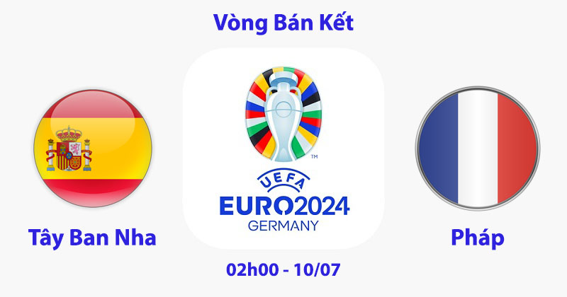 Tây Ban Nha vs Pháp euro 2024 cmd368vne